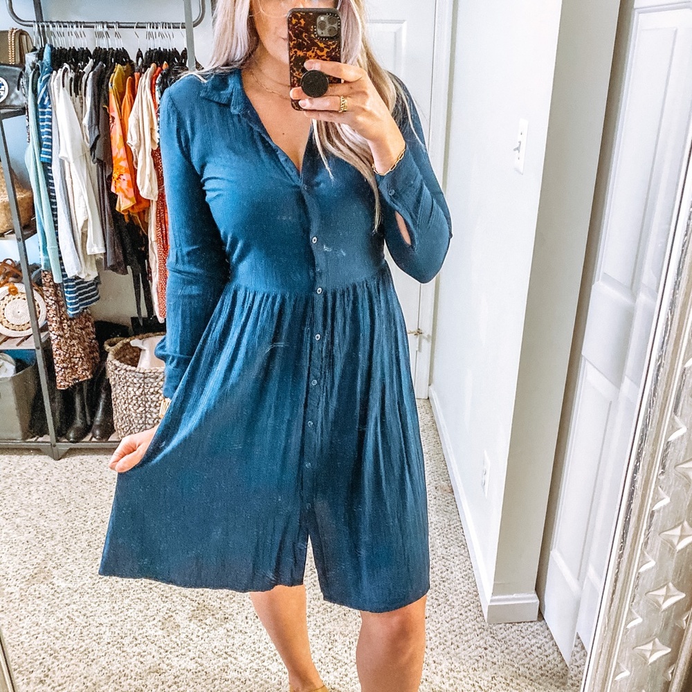 Old Navy 🔹 Long Sleeved Shirt Dress - Picture 1 of 12